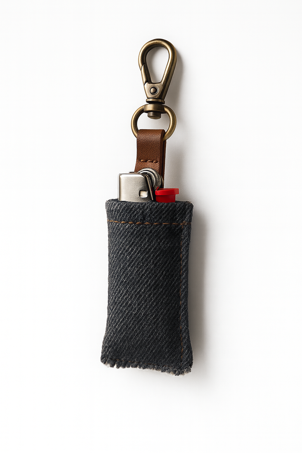LIT Chain Pouch - Grey Denim Edition